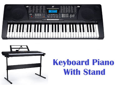 Electronic Keyboard Piano and Piano Stand